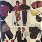 Simplicity 9921 Misses', Men's Teen Boys' Girls' Pants Shorts Shirt Top Gym bag, Sewing pattern