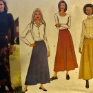 Butterick 3262 Skirt with length variations sewing Pattern Size 8 10 12