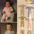New Look 6015 Baby footie pajama pants & tops  Sewing pattern size Newborn to 24 lb.