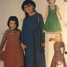 McCall's 9511 Girls' Jumper and Dress sewing pattern Size 3 4 5