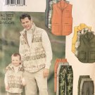 Butterick 6780 Mens Boys Vest Pants Sewing Pattern all sizes for men and boys