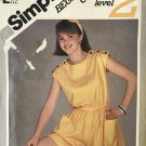 Simplicity 6278 Beginner's Choice Level 2 - Misses' Pull-On Romper Size 8 Sewing Pattern