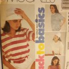 McCall's 5933 Misses' T-shirt Sewing Pattern Size 18 20