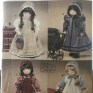 Vogue 7564 Prairie Clothing Dresses & Bonnets for 18" Dolls Sewing Pattern