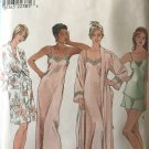 Simplicity 8480 Misses' Slip Nightgown Camisole Tap Pants and Robe Sewing Pattern size 16 18 20