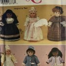 Simplicity 9136 18” Doll Historical Clothes Sewing Pattern