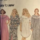Simplicity 8780 Misses' Nightgown and Robe Sewing Pattern size 18 - 24