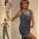 Simplicity 9158 Christie Brinkley Misses' Pants, Shorts, Top, Overshirt Sewing Pattern Size SM - XL