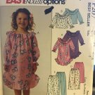 McCall's 4242 Childs Pajamas Sewing Pattern Size 6 7 8