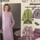 Simplicity 5264 Misses' Bathrobe Slippers PJs Size AA XS-M Sewing Pattern