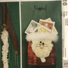 McCall's Crafts 6216 SANTA Decorations Sewing Pattern Christmas Holiday Decor