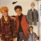 McCall's 7910 Childs Shirt Jacket & Lined Vest Sewing Pattern Size 8 10