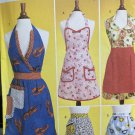 Butterick 5474 full and half Apron with pocketsmSewing Pattern Size S M L