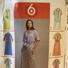 McCall’s 4508 M4508 Easy Pullover Sleeveless Dress Button Front Shirt8 Sewing Pattern Size 8 - 14
