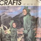 McCall's  2749 Dinosaur costume sewing pattern size child 10 - 12