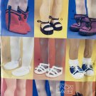 Vogue 7329 728 Shoes Boots Slippers for 18" dolls Sewing Pattern