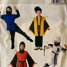 Butterick 4258 Halloween Costume Ninja, Geisha Child Size 6 7 8 Sewing Pattern