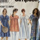 Simplicity 9029 Misses Pullover Empire Waist Caftan Tunic Top Sewing Pattern Size XS S M Uncut