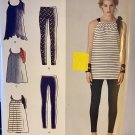 Simplicity Cynthia Rowley Pattern 1372 Misses Mini-Dress, Top, Tunic, Knit Leggings, Sizes 6 -14