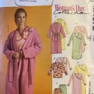 McCall's 4672  Misses Nightshirt, Pajamas and Robe sewing pattern size 4 - 14