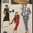 Simplicity Doll Collector's Club pattern 9316 15 1/2" dolls clothes jackets, skirts and accessories.