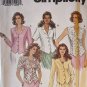 Simplicity 8845 Misses Top Vest Sewing Pattern, Sizes 18 20 22