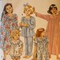 Simplicity 8093 Childs Pajamas  & Nightgown  Sewing Pattern Size 7 - 12