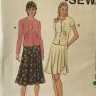 Kwik Sew 3303 Misses' Top and Skirt Sewing Pattern size XS - XL