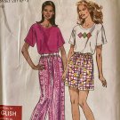 Simplicity 7578 It's So Easy Shirt Shorts & Pants Size XS to XL Sewing Pattern