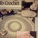 Lace Rugs to Crochet Leisure Arts 2269