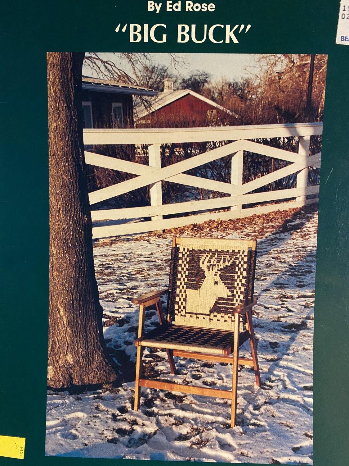 Macrame Lawn Chair Pattern Big Buck Deer by Ed Rose