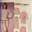 McCall's 4721 Misses' Robe, Belt, Top, Pants, Gown, Slippers Sewing Pattern size 4 - 14