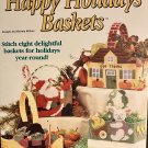 Happy Holiday Baskets Plastic Canvas Pattern House of White Birches
