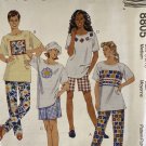 McCall's 8805 Pullover Top w Embellishment Variations, Shorts & Pants Sz 12-14 Sewing Pattern
