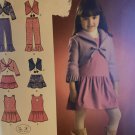 Simplicity 3976 Toddler Child Jacket, vest, pants, skirt and jumper Sewing Pattern