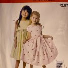McCalls 9111 Girl's Party Dress up Dress Sewing Pattern Uncut Size 3-6