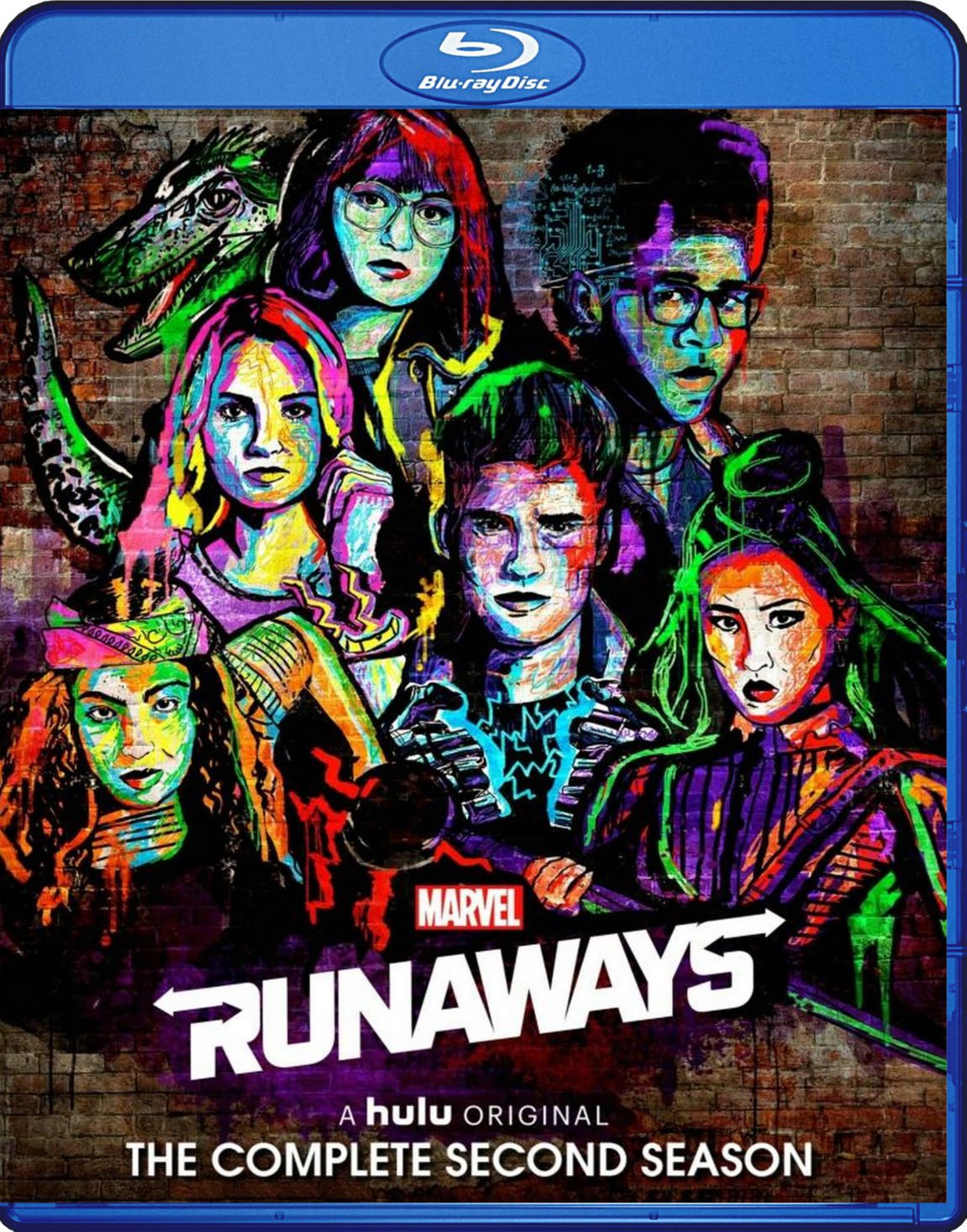 Runaways 2 Season Blu-Ray 3BD set Marvel Hulu TV Series