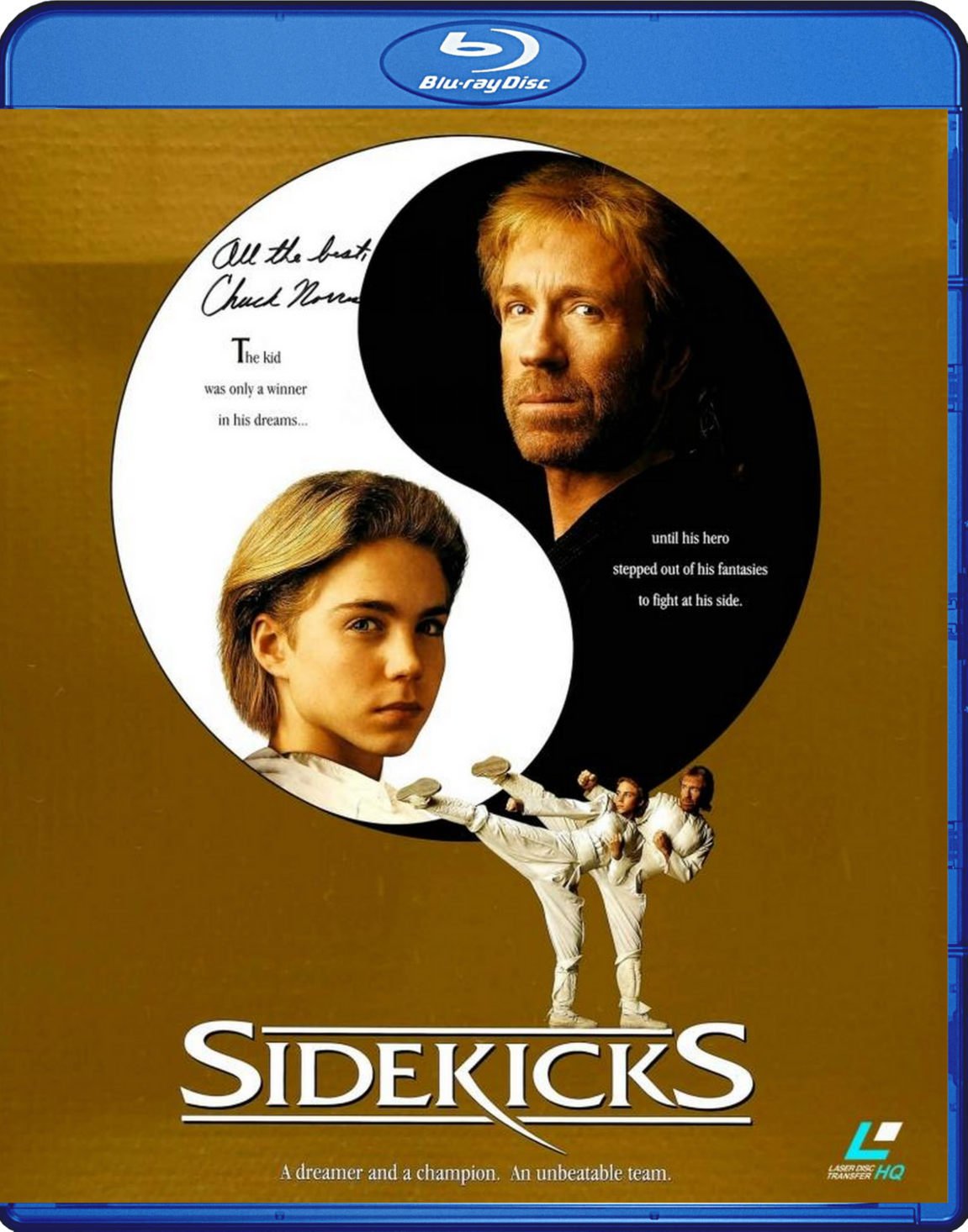 Sidekicks Blu-Ray (1992) Transferred from Lazerdisc to Blu-Ray