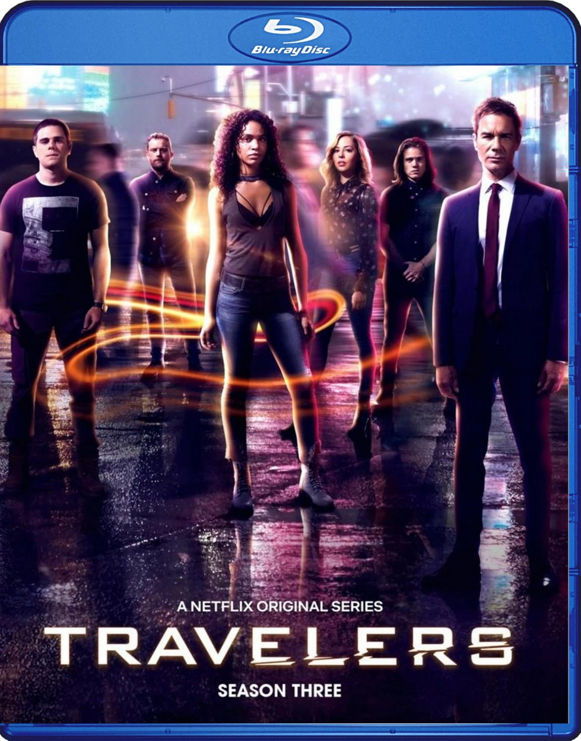 Travelers 3 Season Blu-Ray 2BD set Netflix TV Series
