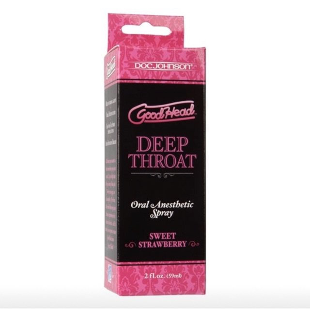 Oral Deep Throat Goodhead Spray- Strawberry