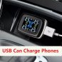 Tire Pressure Monitoring System Sensors Cigarette Lighter USB port Auto Security Alarm Systems