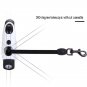 Pet Dog Automatic Retractable Fiber Leash Night Safety LED Shining Stretching Dog Hand Holding Rope