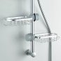 Adjustable Faucet Drainage Bathroom Shelf Shower Storage Holder Basket Kitchen Sundries Storage Rack