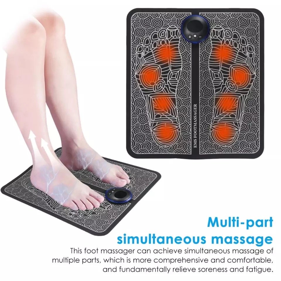 Foot Massager EMS Mat Super Thigh Fat Burner Shaper Relieve Feet And Legs Pain