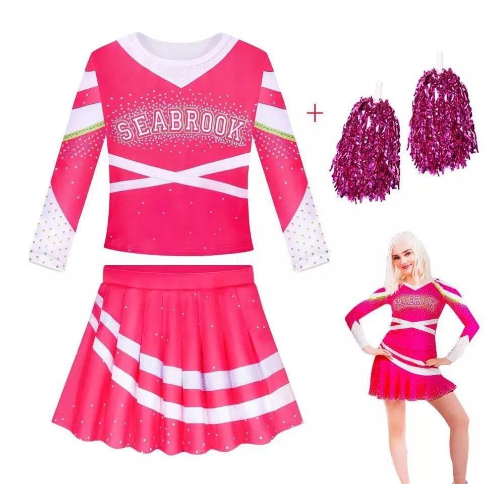 New Zombies 3 Cheerleader Addison Halloween Cosplay Costume