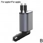 Retractable 4 In 1 Car IPhone Samsung Fast Charger Lighter Adapter