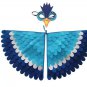 Kids Unisex Stage Performance Owl Peacock Bird Party Mask Cloak