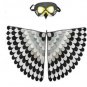 Kids Unisex Stage Performance Owl Peacock Bird Party Mask Cloak