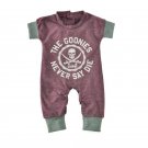 Newborn Baby Cartoon Skull Goonies Jumpsuit