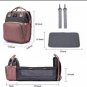 3-in-1 Baby Diaper Bag with Portable Foldable Bassinet & Changing Station